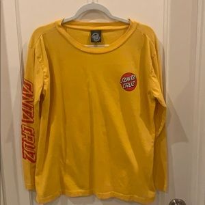 Orange/ Yellow Long-sleeve Santa Cruz Shirt